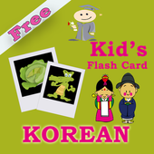 Korean Kids Flash Card icon