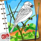 Super Birds Kids Coloring Game icon