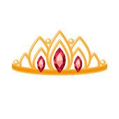 Golden Tiaras with Gemstones on 9Apps