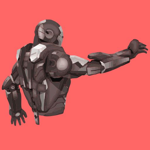 DIY Paper Craft Ironman icon