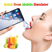 Drink From Mobile Simulator:Drink water from phone icon