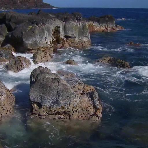 Blue wave live wallpaper icon