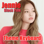 Jennie Black Pink Theme keyboard icon