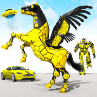 Flying Horse Robot Car Game