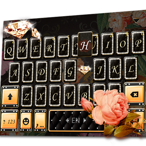 Fancy Floral Keyboard Theme icon