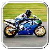 crazy bike racing fast racer icon