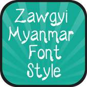 Zawgyi Myanmar Font Style on 9Apps