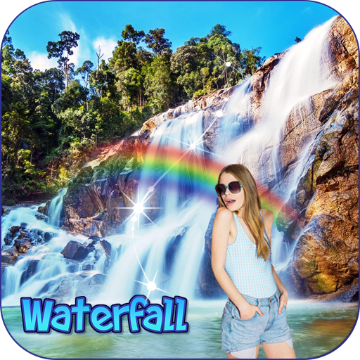 Waterfall Photo Frame أيقونة