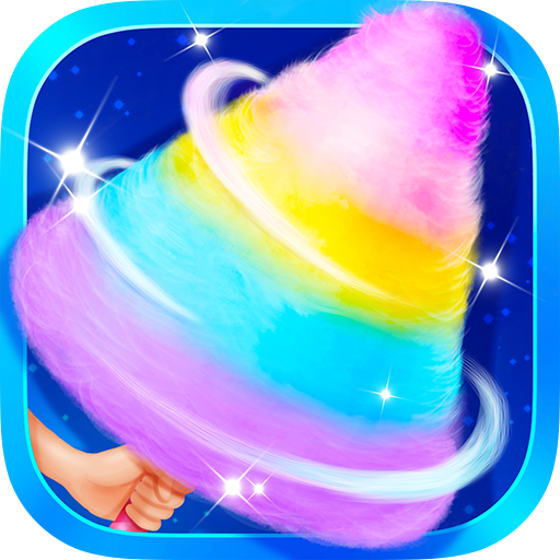 Carnival Fair Food - Sweet Rainbow Cotton Candy icon