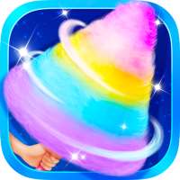 Carnival Fair Food - Sweet Rainbow Cotton Candy