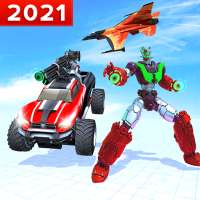 Grand Robot Flying Car 3D Transform Robot Game