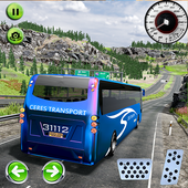 Passenger Bus Racing Games 2019: Hill Bus Race icon