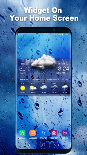 Daily weather forecast widget screenshot 2