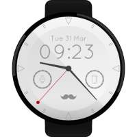 Mustache Watch Face on 9Apps