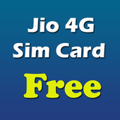 Free 4G sim Card of Jio icon