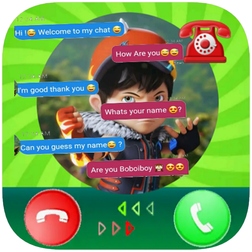 Call Boboiboy Fake Video Call icon