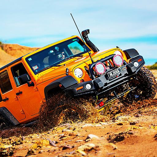 Offroad 4x4 Truck driving 3D icon