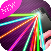 Laser pointer flashlight icon