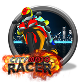 crazy motorcycle race icon