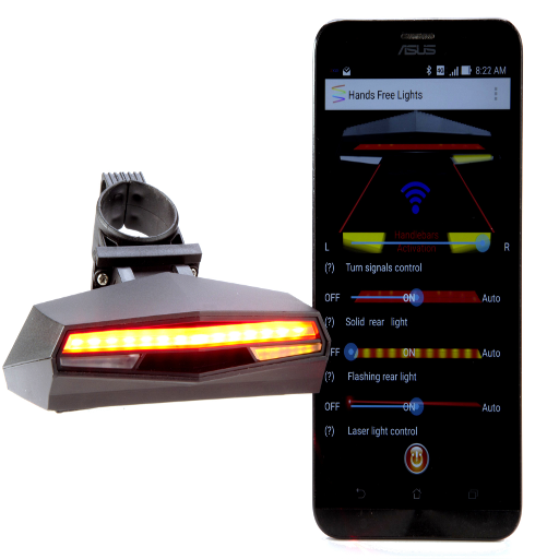 Hands-Free Bicycle LED  light icon