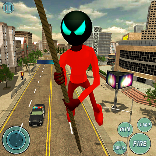 Grand Stickman Mafia Rope Hero icon