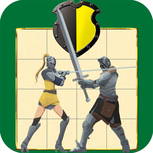 Tic Tac Battle. The fighting knights to two icon