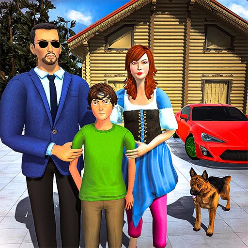 Virtual Family Games: Families Life Simulator 3D icon