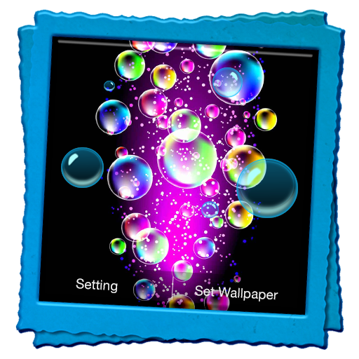 Colorful Bubble Live Wallpaper icon