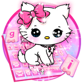 لطيف كيتي لوحة المفاتيح أيقونة