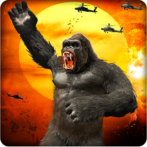 Monster dino vs king-kong icon