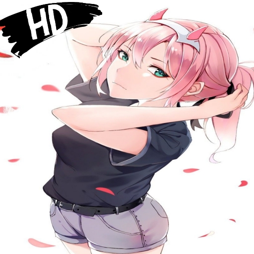 Anime Wallpaper Cute Girl 2021 - Zero Two icon