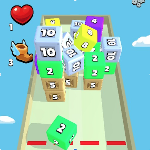 Juegos de Cubos con Números - 2048 Cube Merge icon