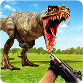 Deadly Dino Safari Hunter Sniper Shooting Game icon
