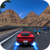 Highway Speed Racing Car 3D icon
