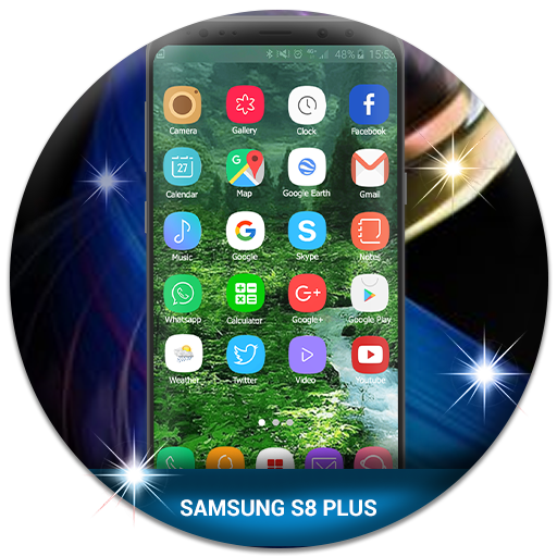 Theme for Samsung S8 Plus, Launcher for Galaxy s8 أيقونة