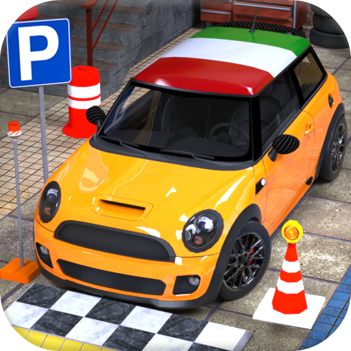 Simulatore di parcheggio auto icon