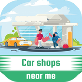Car shops near me icon