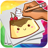 How To Draw Food Drawing icon