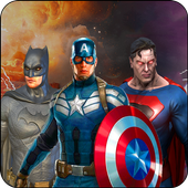 Real Superhero Pro Street Fight Game icon