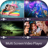 Multi Screen Video Player 2018 icon