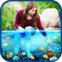 Underwater Photo Editor with aquarium photo frame