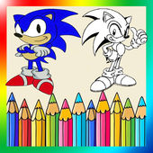 Coloring Book for Sonic icon
