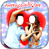 Couple Valentine Photo Montage icon