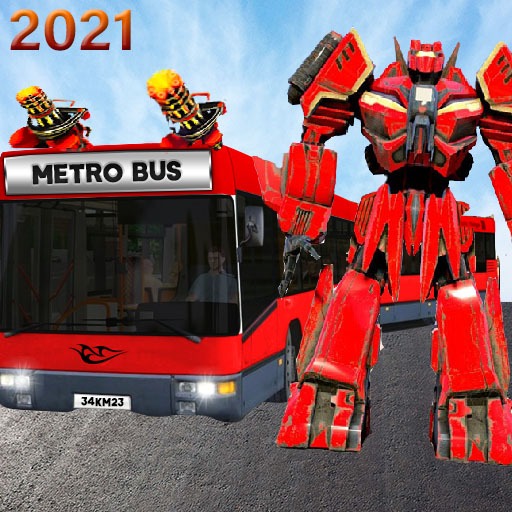 Metro Bus Robot Transform War–Helicopter Robot 21 icon