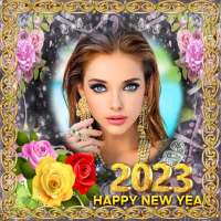 New year photo frame 2023