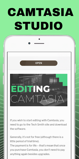 Cursos sobre el Camtasia Studio editor de videos screenshot 2