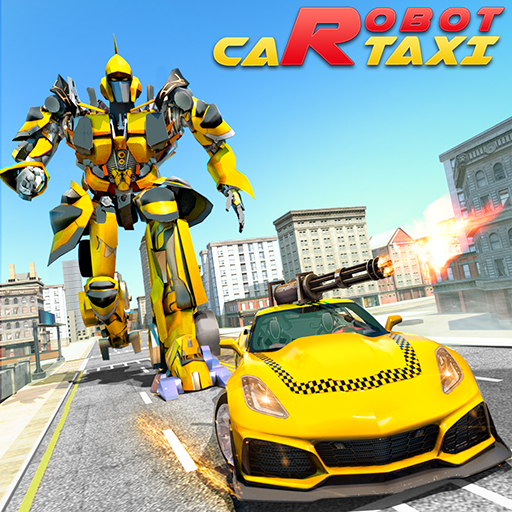 Car Robot War Transform Taxi Robot Shooting Games icon