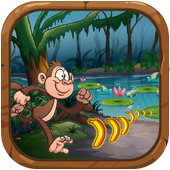Jungle Kong Monkey Banana king icon