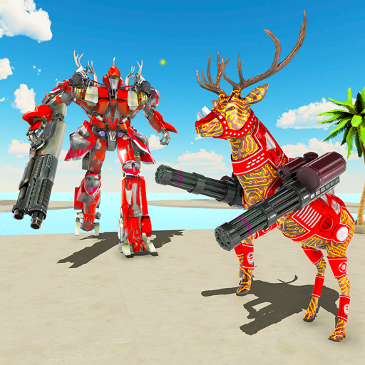 Real Deer Robot Hunting: Robot Transforming Games icon