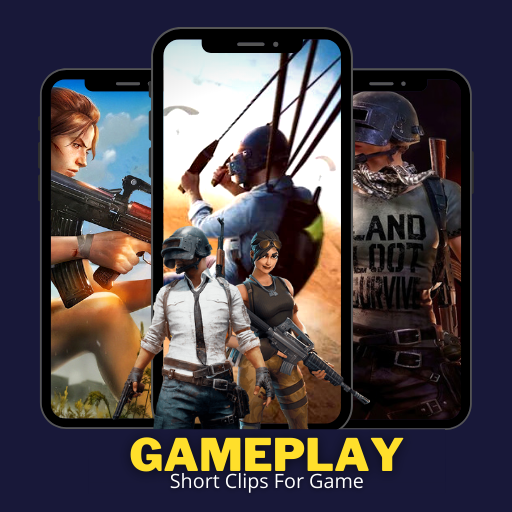 GamePlay: Clips for BGMI, WA Status Downloader icon